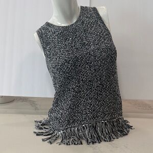 Rebecca Minkoff Black and White Knit Top